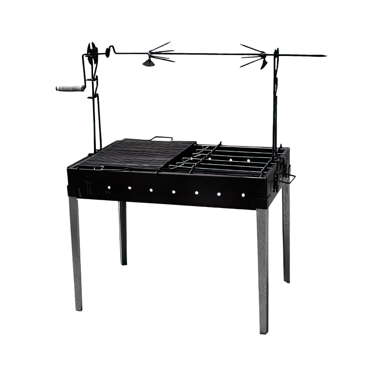Gratar pentru Camping cu rotisor (50CMX80CM)