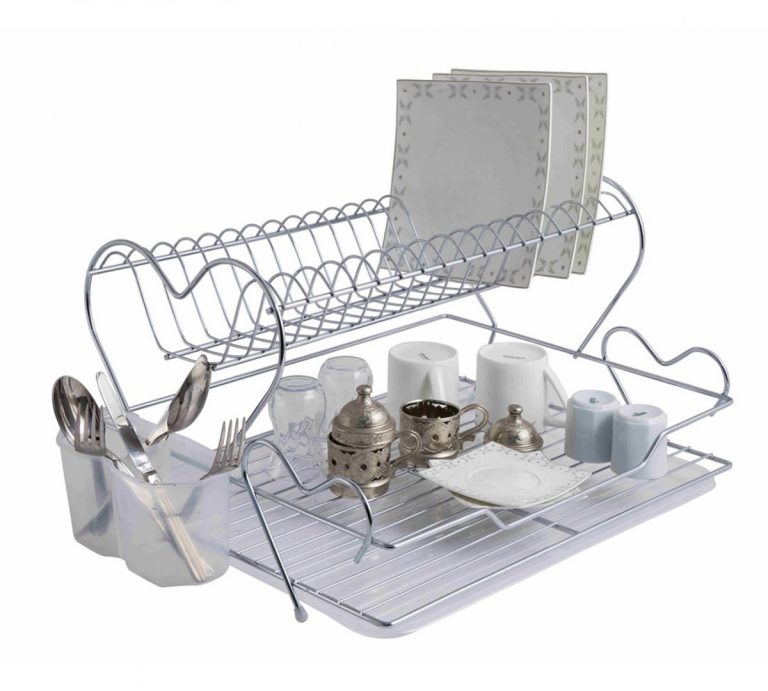 Suport din inox cu doua randuri pentru vase (NR.71103)