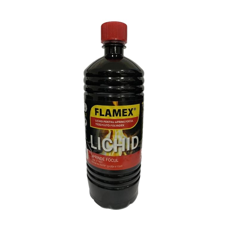 Lichid pentru aprins focul Flamex (750ML-12buc./bax)