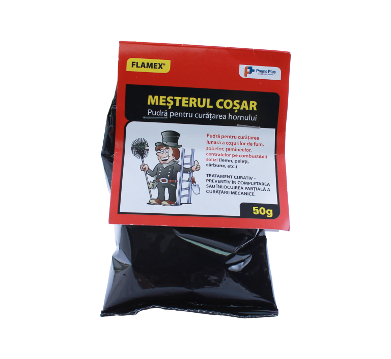 Pudra pentru curatarea cosului de fum (50gr.-10buc./cutie)