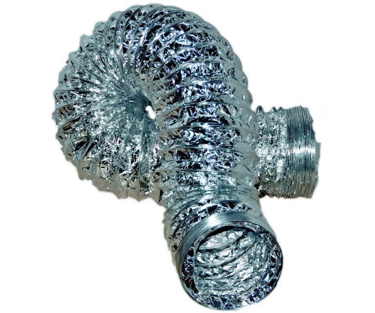 Burlan pentru hota flexibil crom (120MMx1.6M)