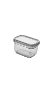 Caserola din plastic cu capac (Nr.2604418-670 ML)