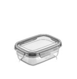 Caserola din plastic cu capac (Nr.2604408-670ML)