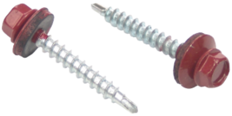 Holsurub autoforant cap hexagonal rosu (4.8MMx50MM)