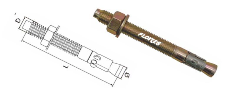 Conexpand metalic fara camasa (10MMX120MM)