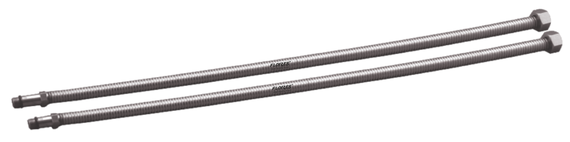 Racord apa metalic pentru baterie (1/2-50CM-Fi)