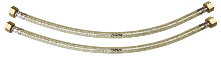 Racord pentru apa izolat de 1/2-3/8 Piulita+Piulita (40CM)