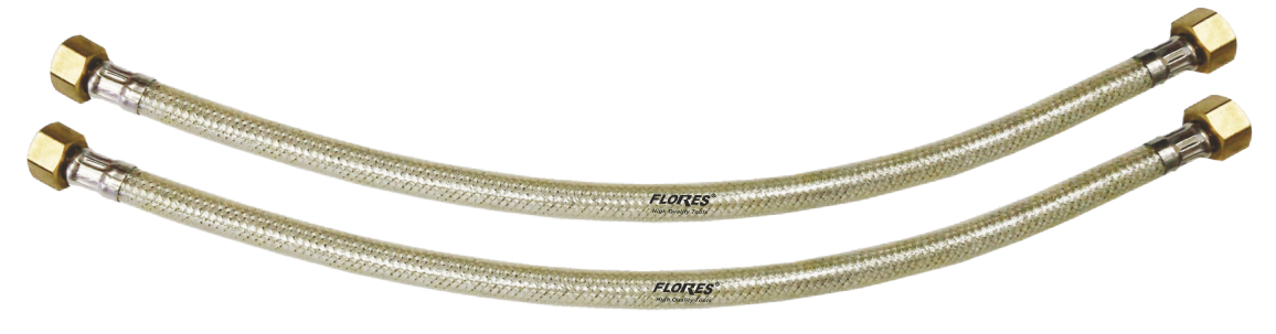 Racord pentru apa izolat de 1/2-1/2 Piulita+Piulita (80CM)