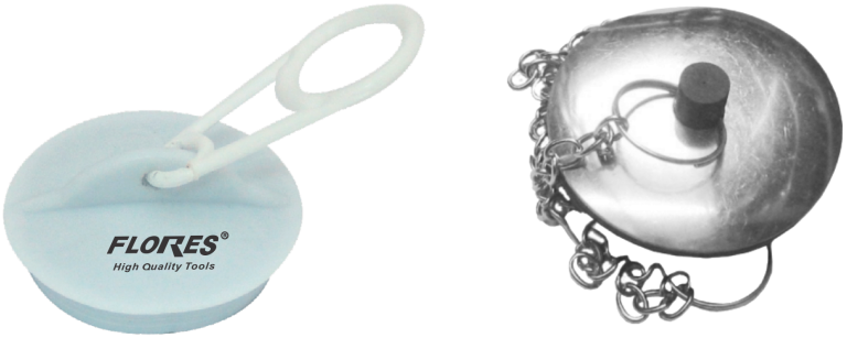 Dop pentru chiuveta (cauciuc+inox)
