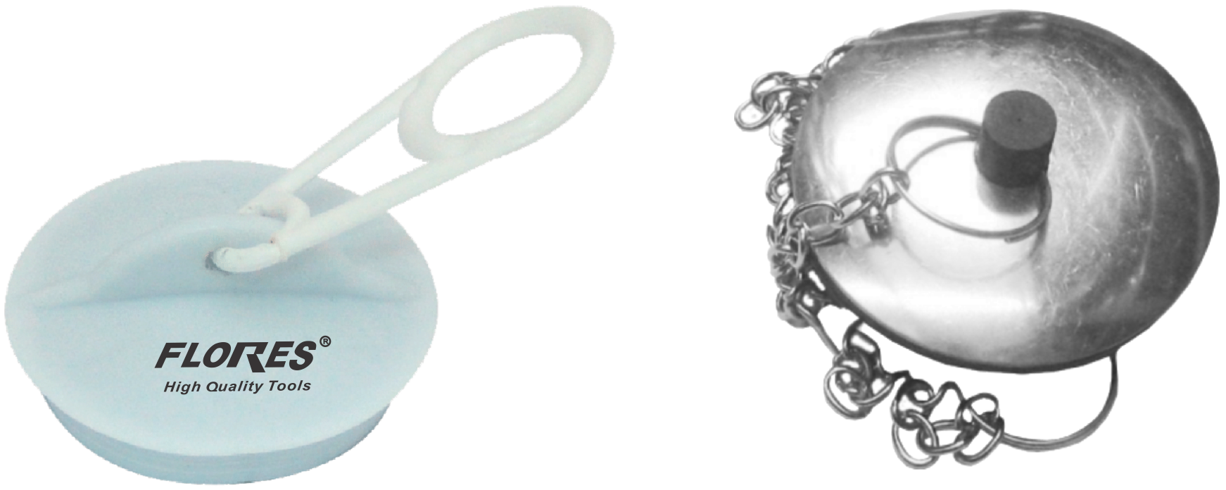 Dop pentru chiuveta (cauciuc+inox)