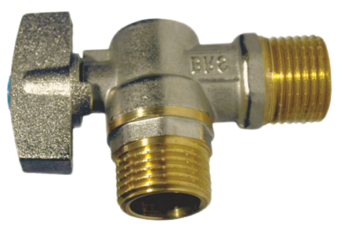 Robinet coltar din bronz (1/2x3/8)
