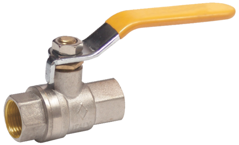 Robinet trecere pentru gaz din bronz cu maneta (1" Fi+Fi)
