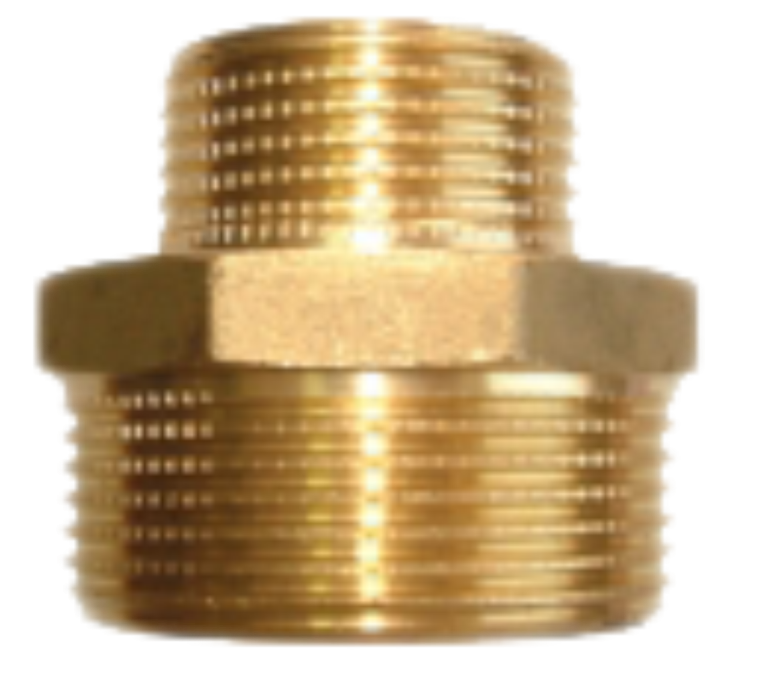 Niplu redus din bronz (3/4 x 1/2)