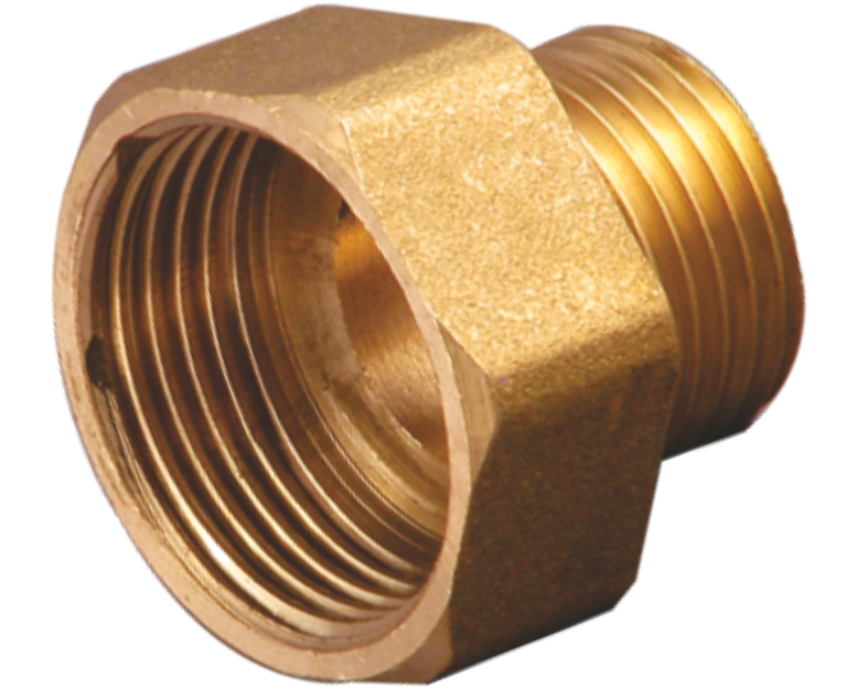 Reductie hexagonala din bronz (3/8 x 3/8)