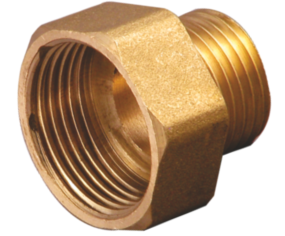 Reductie hexagonala din bronz (3/8 x 3/8)