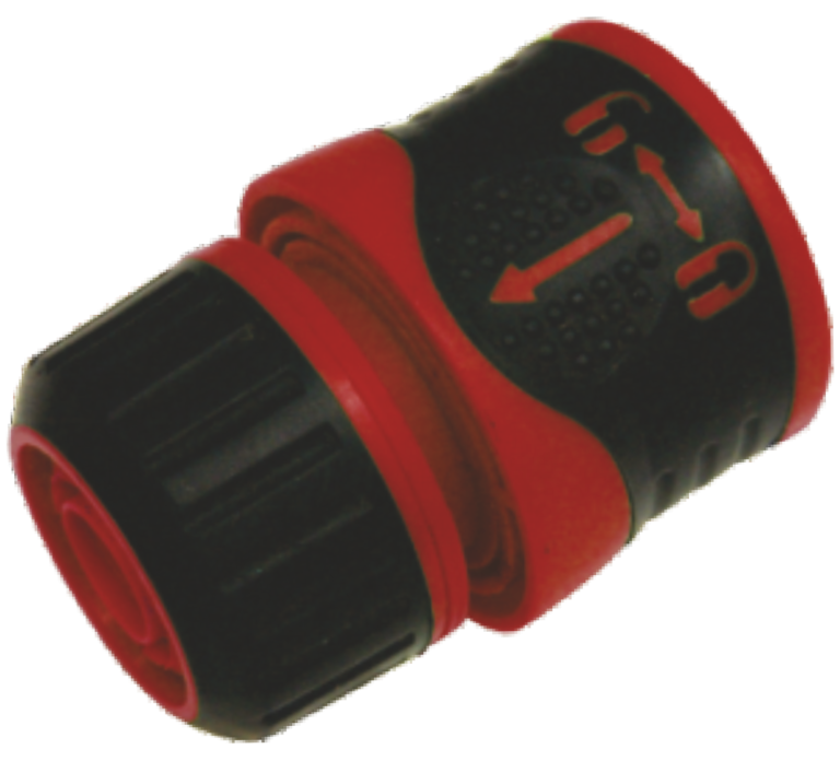 Conector cauciucat cu opritor pentru furtun (3/4)