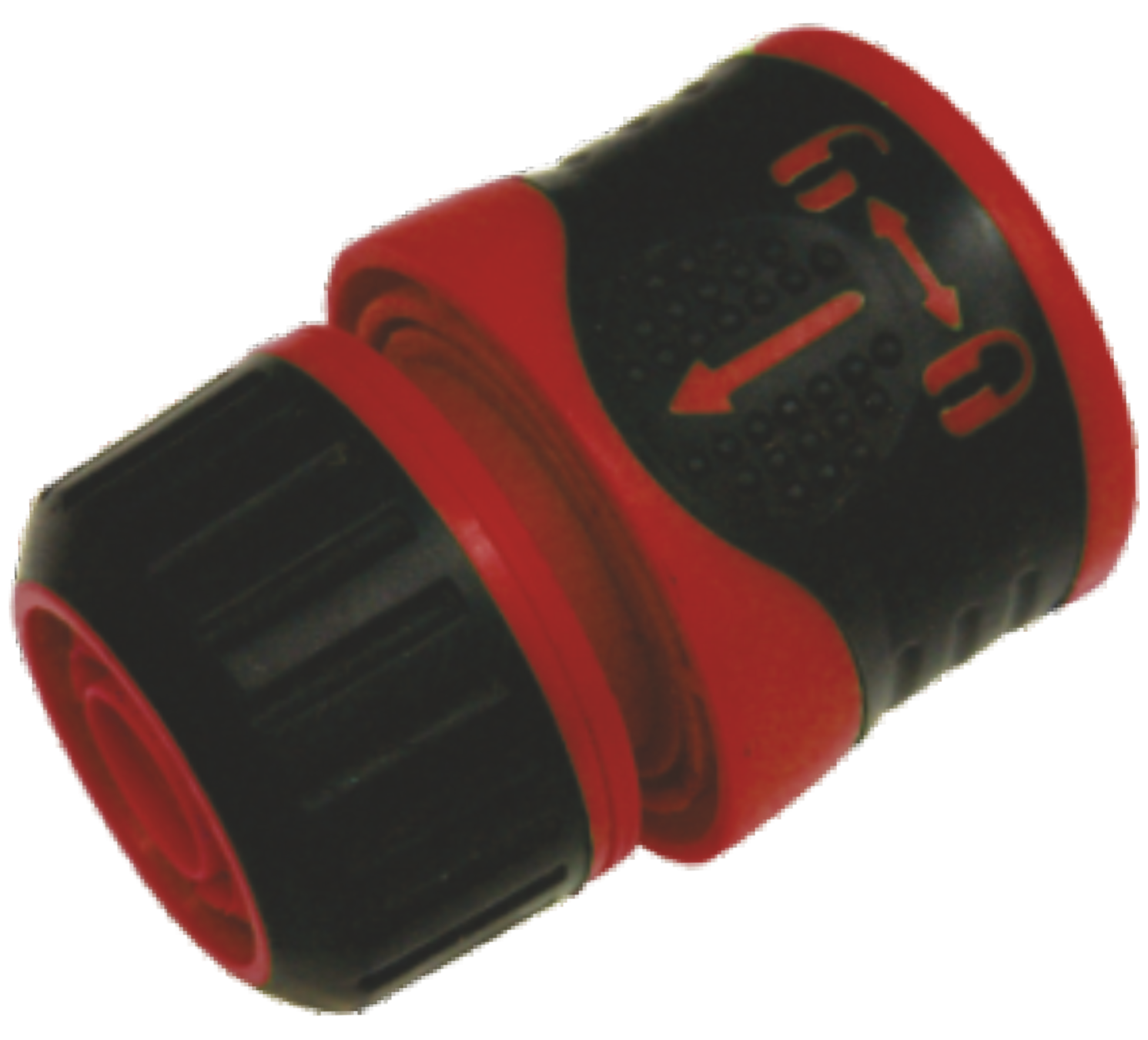 Conector cauciucat cu opritor pentru furtun (3/4)