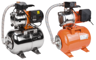 Hidrofor din inox cu pompa (JET 100P 1"-24L)