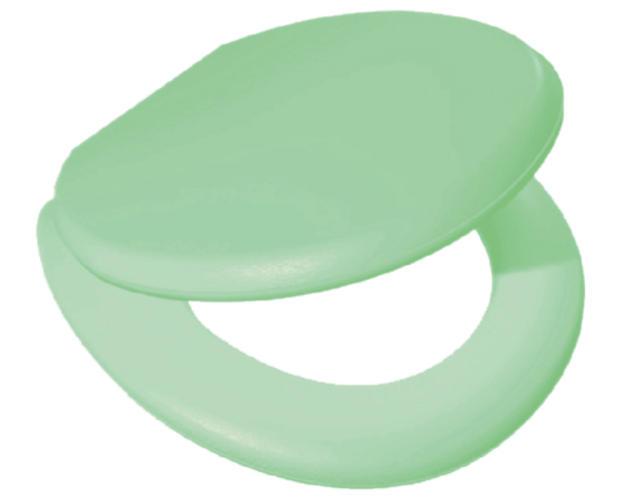 Capac pentru WC cu burete (verde)