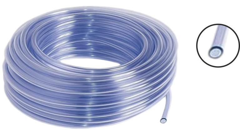 Furtun pentru apa siliconat transparent (1/2-50M./Rola)