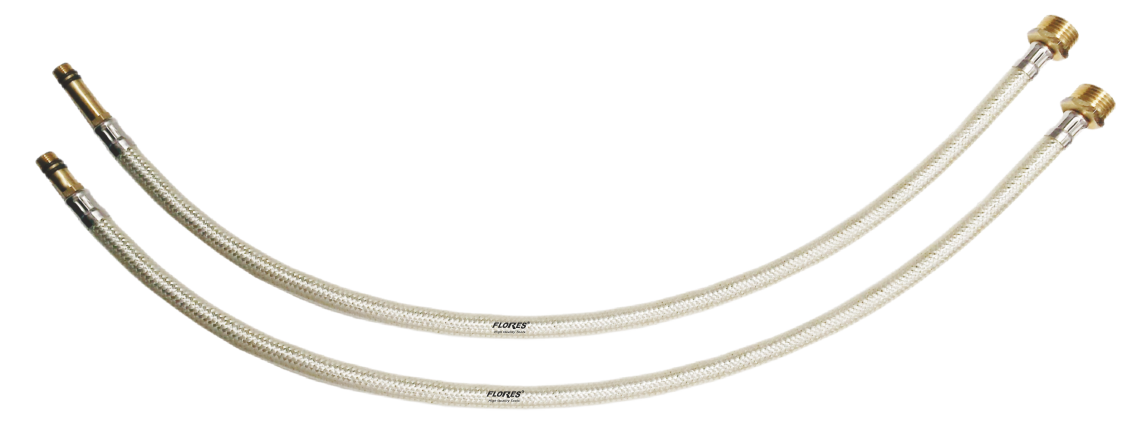 Racord apa pentru baterie izolat (1/2-50CM-Fe)