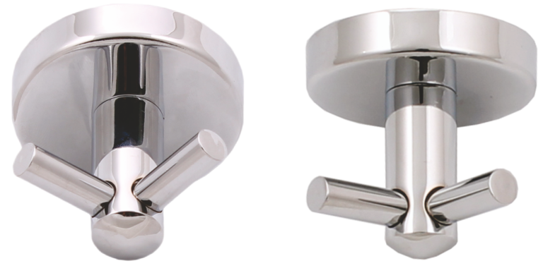 Suport din inox cu 2 agatatori pentru prosop (Nr.A-102)