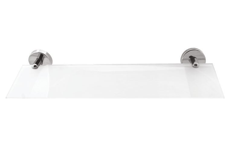 Suport din inox cu etajera din geam Nr.A-112