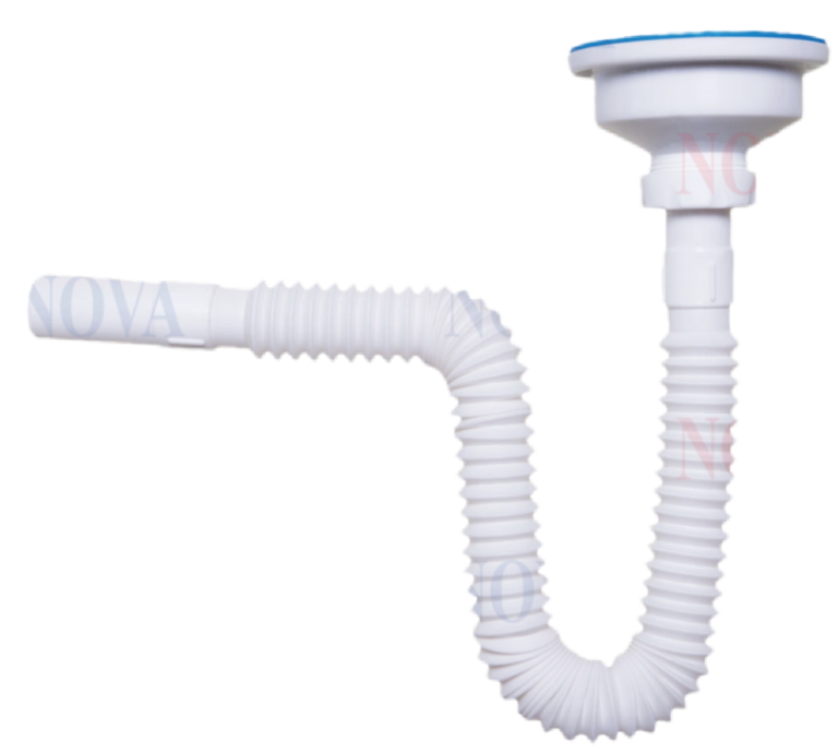 Sifon pentru chiuveta fara dop cu cap (115MM-1"1/2-32MM)