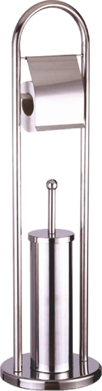 Suport din inox pentru perie Wc si hartie igienica (Nr.703)