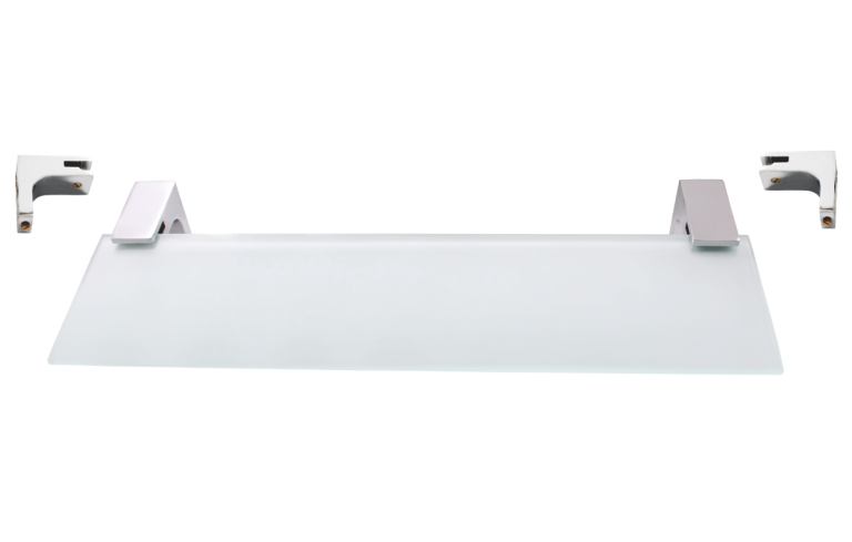 Suport din inox cu etajera din geam Nr.A-14101