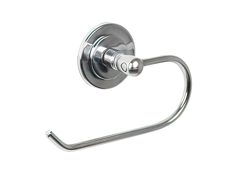 Suport din metal cu carlig pentru hartie igienica+prindere cu adeziv (Nr.208/Y)