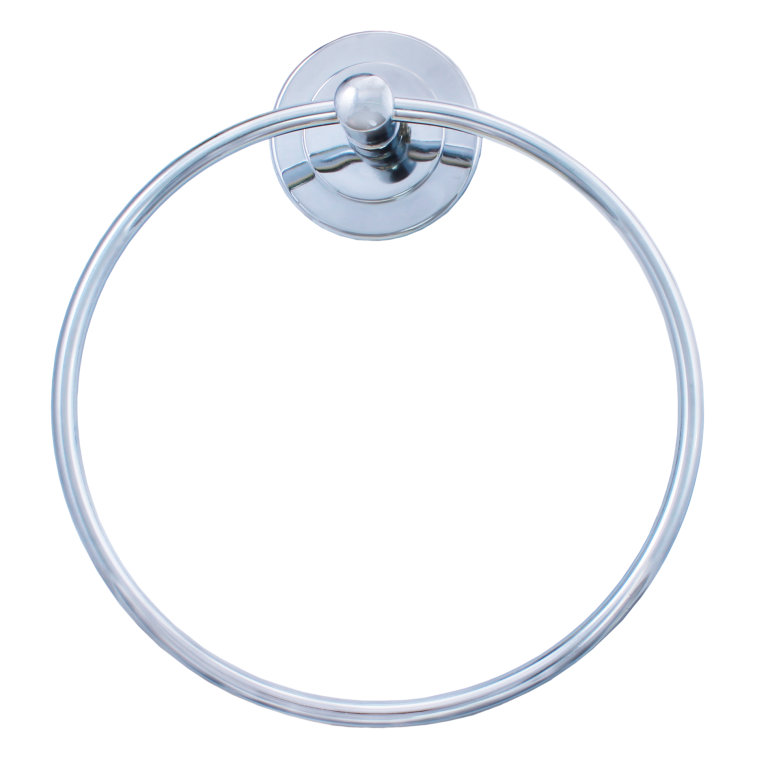 Suport din metal rotund pentru prosop+prindere cu adeziv (Nr.217/Y)