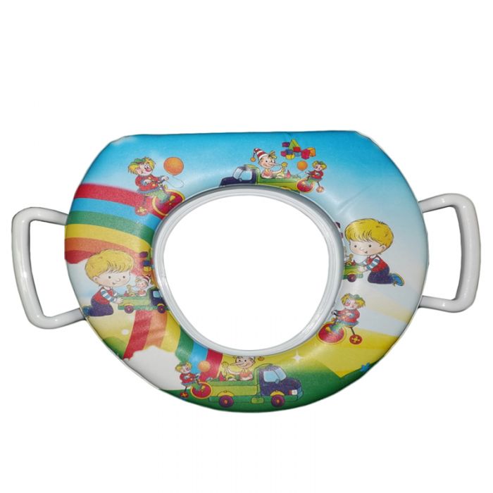 Capac pentru WC din plastic pentru copii cu manere