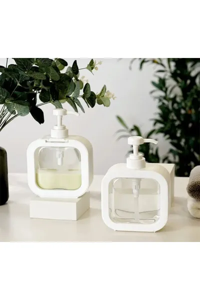 Suport din plastic pentru sapun lichid (500ML)-2 Buc./set -(Y-002)