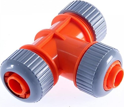 Teu pentru furtun cu conector (3/4-3/4-3/4-MD 25)