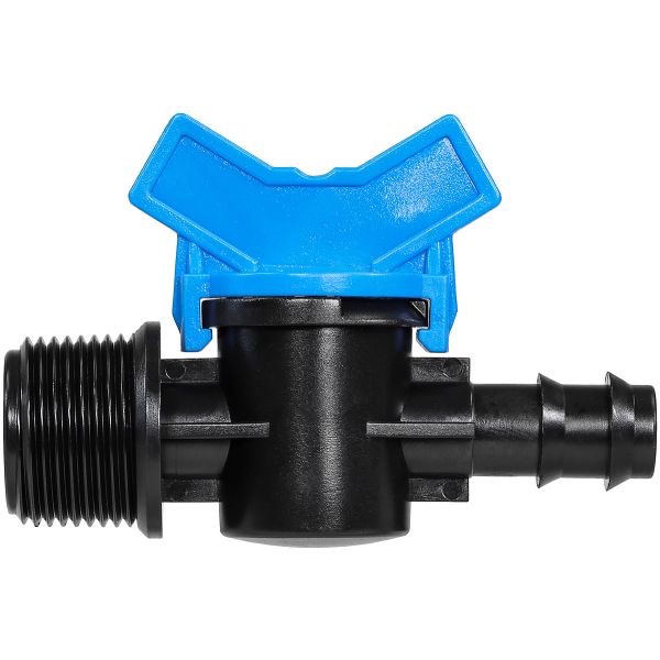 Robinet din plastic pentru teava picurare cu filet si stut (20MMx3/4(FE)-NR.7625