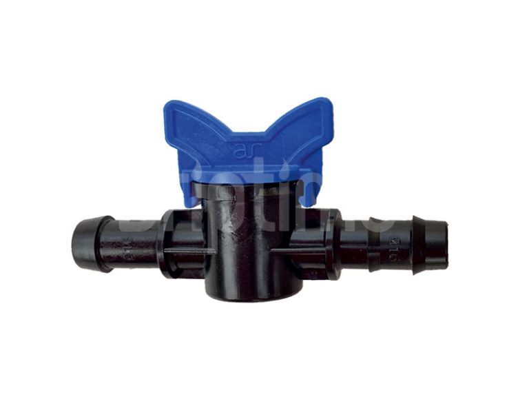 Robinet din plastic pentru teava picurare cu reductie si stut (20MMx20MM)-NR.7639