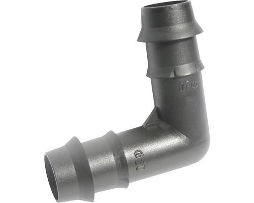 Conector din plastic cu cot pentru teava picurare (20MMx20MM)-Nr.7449