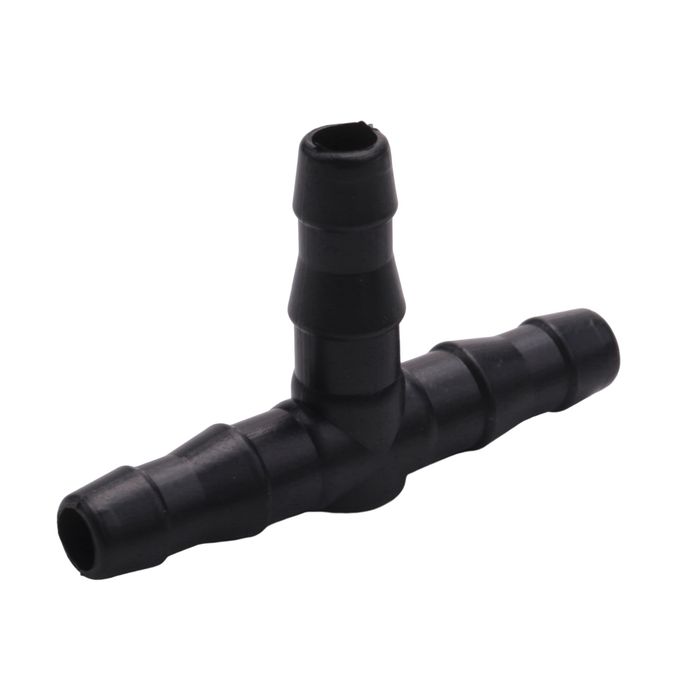 Teu din plastic pentru teava picurare (7MM)-Nr.7491