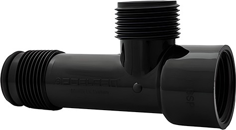 Teu din plastic cu cuplare rapida de 1"- Nr.6407