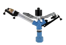 Aspersor rotativ cu impulsuri industrial pentru gradina ALBASTRU (1"1/2-Nr.3406)