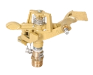 Aspersor rotativ cu impulsuri industrial pentru gradina metalic cu filet exterior (1/2-Nr.3413)