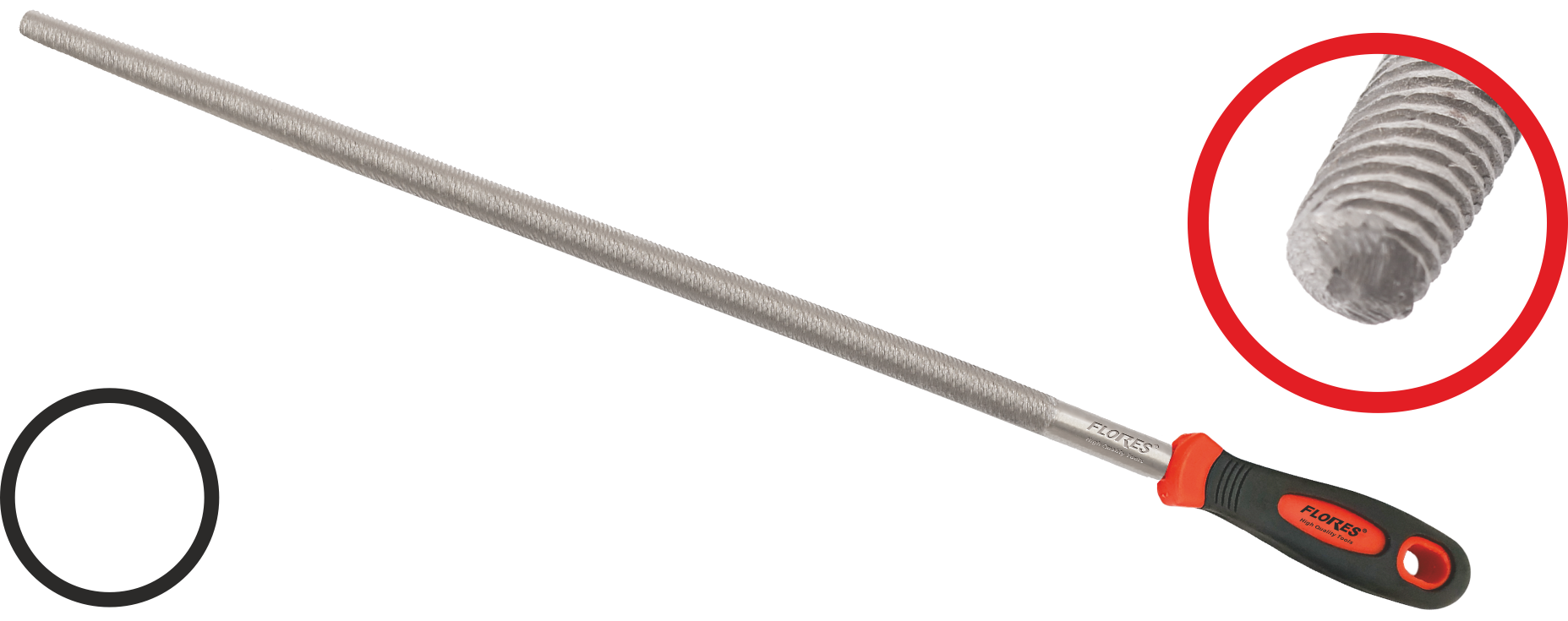 Pila rotunda cu maner din plastic (8MM)