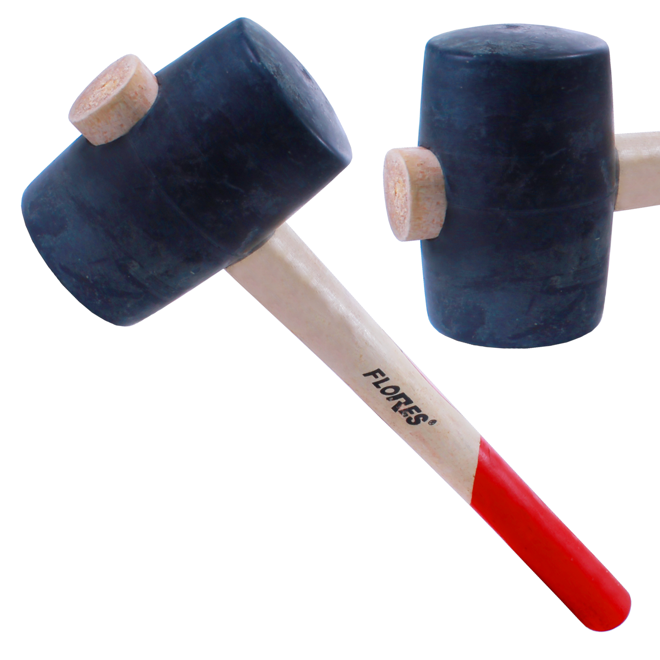 Ciocan cauciuc cu coada din lemn (300GR.)