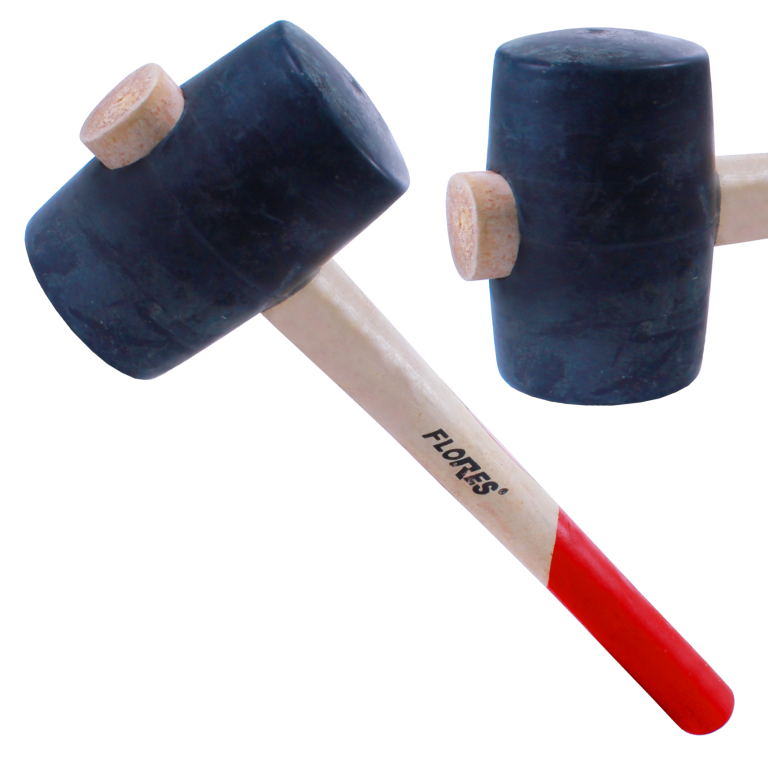 Ciocan cauciuc cu coada din lemn (750GR.)