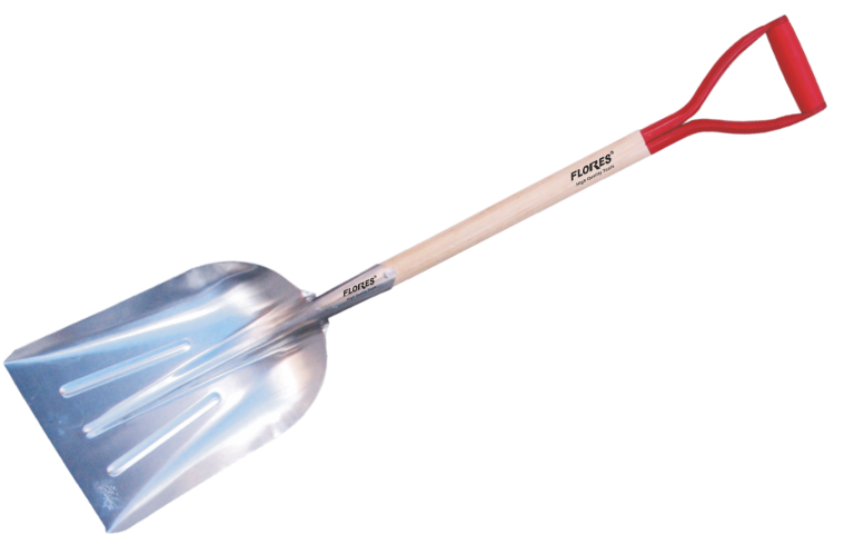 Lopata din aluminiu cu 3 profile longitudinale