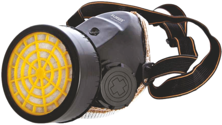 Masca antipraf cauciucata cu un filtru mic