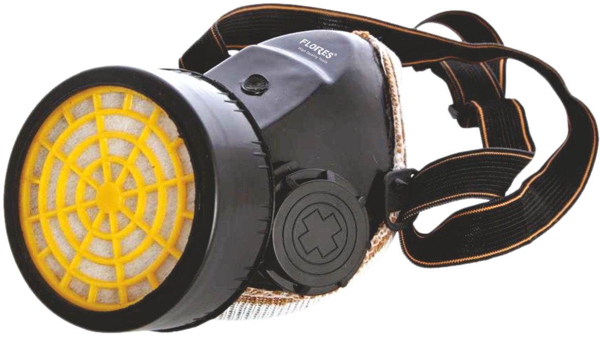 Masca antipraf cauciucata cu un filtru mic