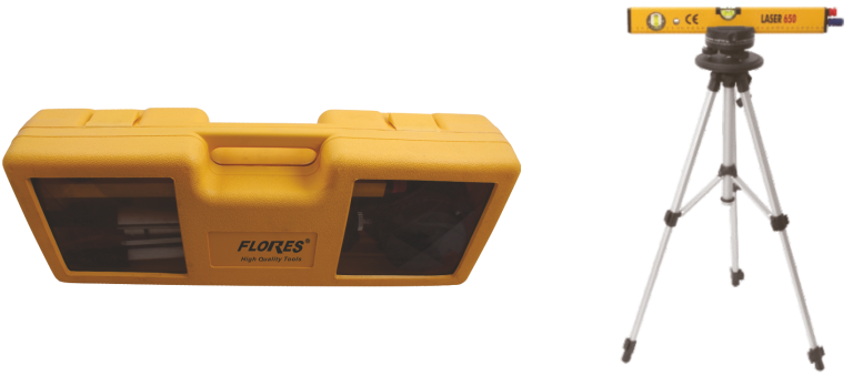 Poloboc mare cu laser pe trepied