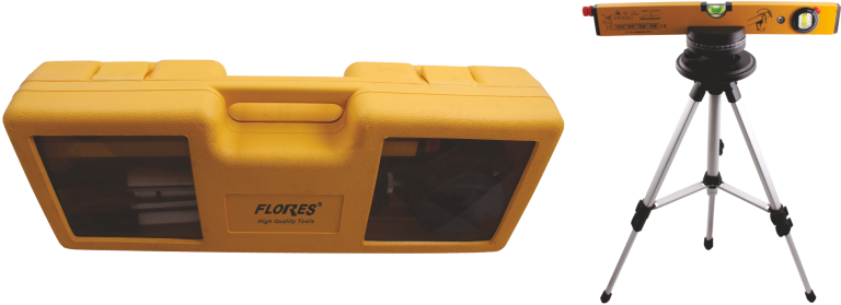 Poloboc mic cu laser pe trepied